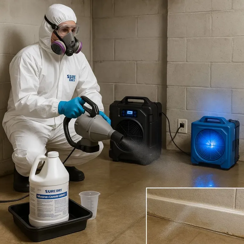 Sanitization and Odor Removal process in Huntingburg, IN